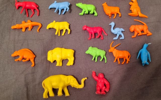 Lote 21 figuras Dunkin animales