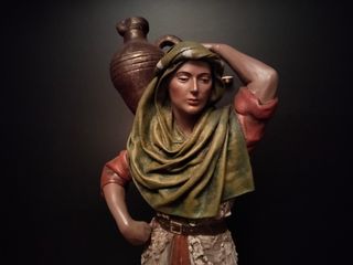 figura Belén pastora mujer 30 cm