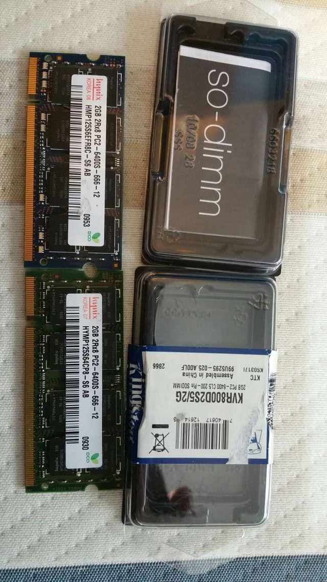 Memorias RAM Portátil