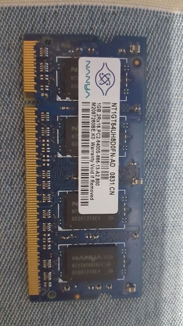 Memorias RAM Portátil