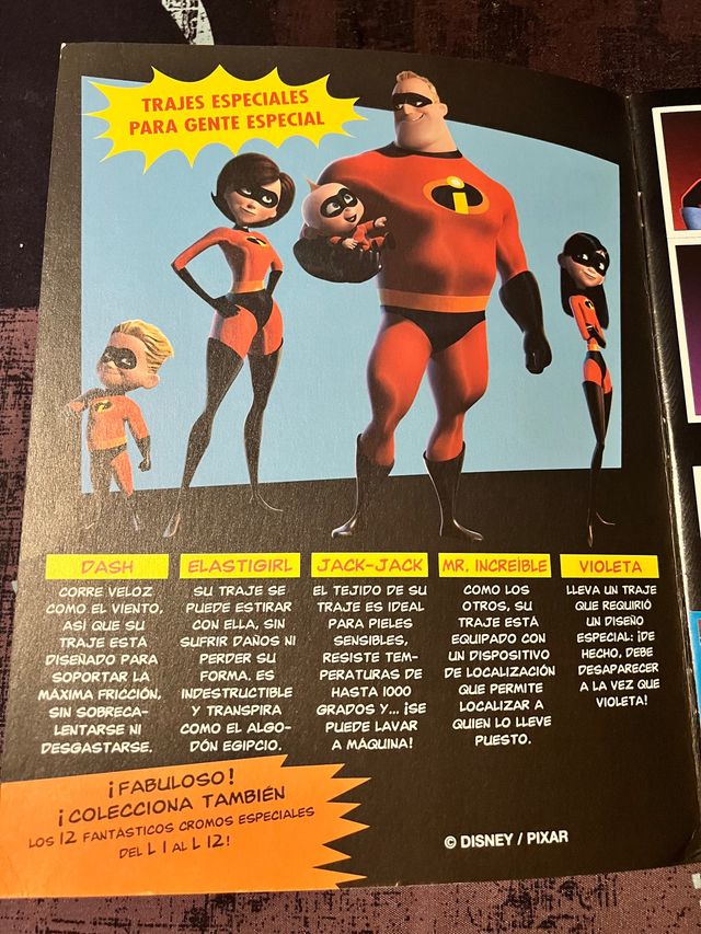 Álbum Completo Los Increíbles