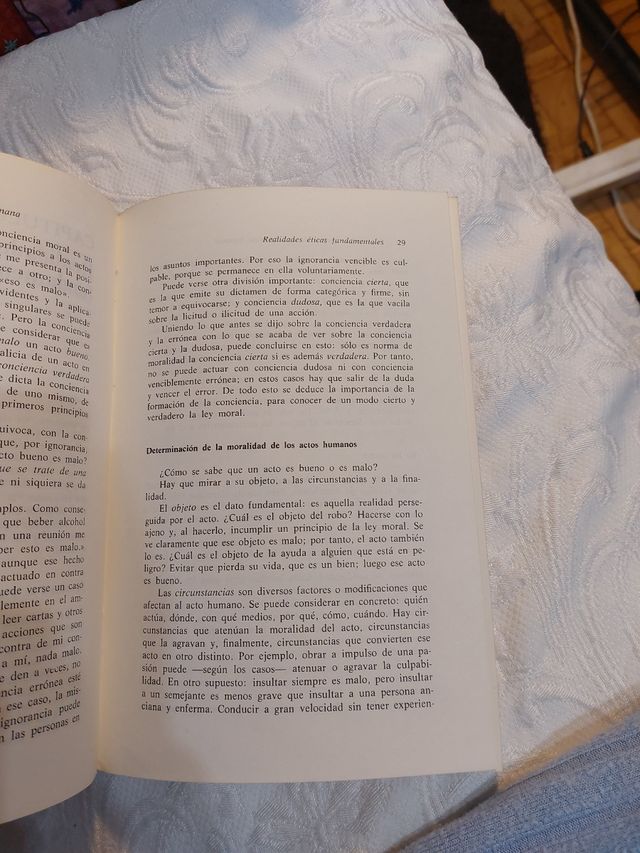 Problemas morales de la existencia humana