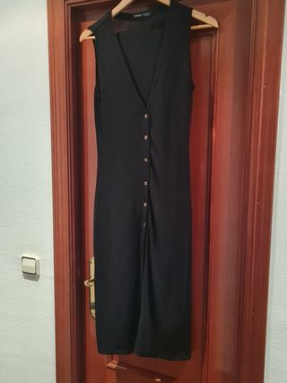 Conjunto top sin manga y pantalón