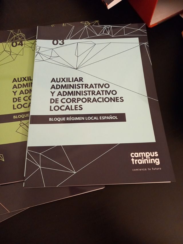 Libros opos. aux. adm. corporaciones locales o Est