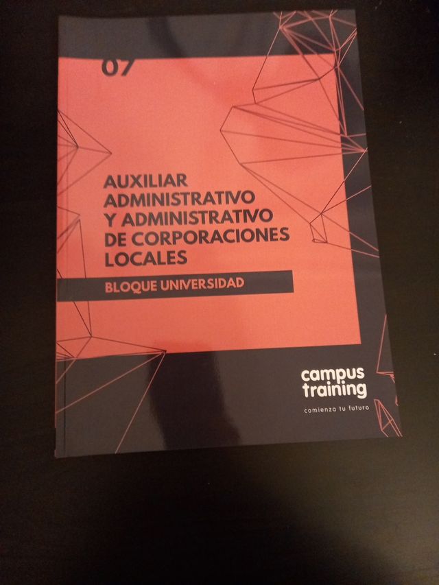 Libros opos. aux. adm. corporaciones locales o Est