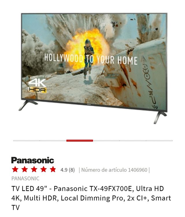Vendo Despiece TX-49FX700E