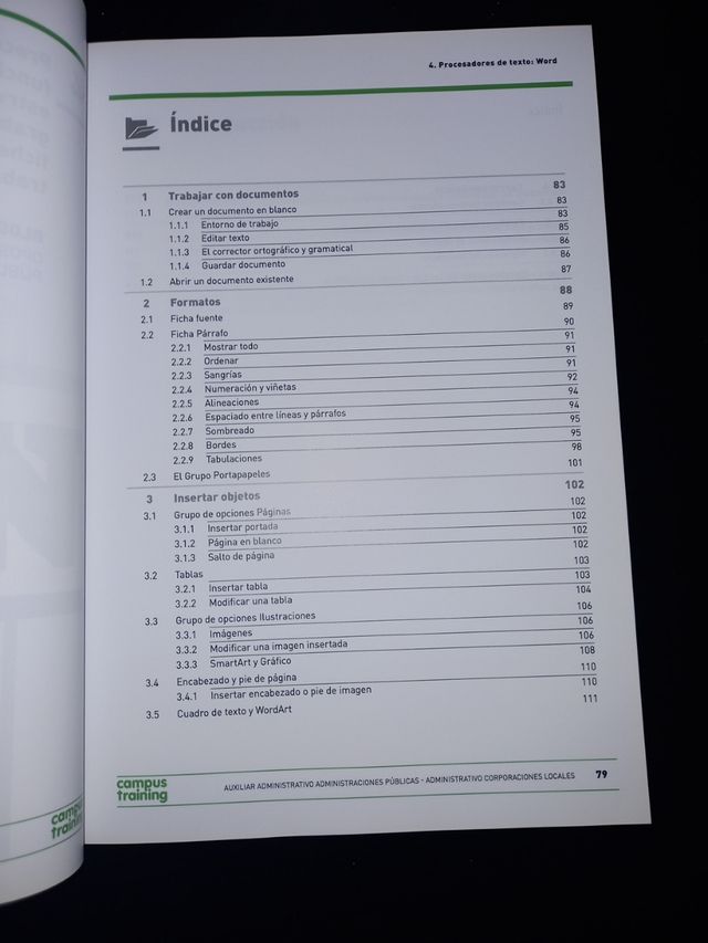 Ofimatica aux. adm. oposiciones