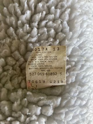 Cazadora vaquera Levi's borrego 