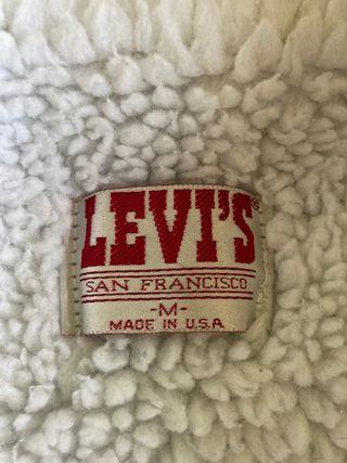 Cazadora vaquera Levi's borrego 