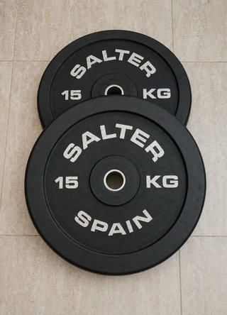 SALTER 15KG X2 CAUCHO 30MM