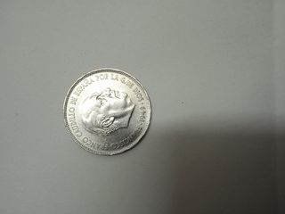 moneda de 5 pesetas de 1949 con la estrella 50 