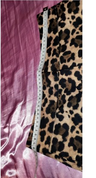 Traje de pantalón estampado leopardo S