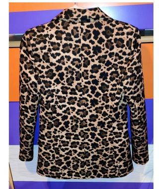 Traje de pantalón estampado leopardo S