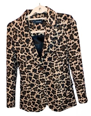 Traje de pantalón estampado leopardo S