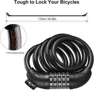 Candado de combinación para Bicicleta, Patinete