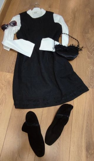 Vestido tipo pichi "Van-dos". 