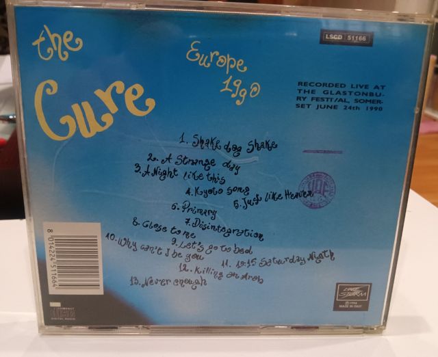 The Cure Europe 1990