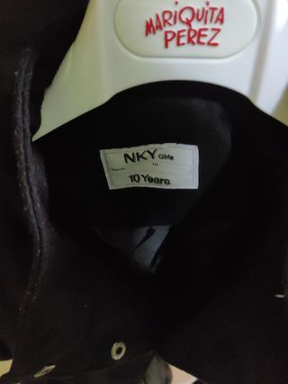 chaqueta niña talla 10 años