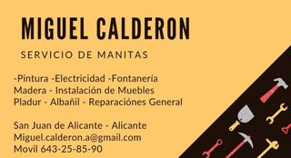 servicio de MANITAS para todo