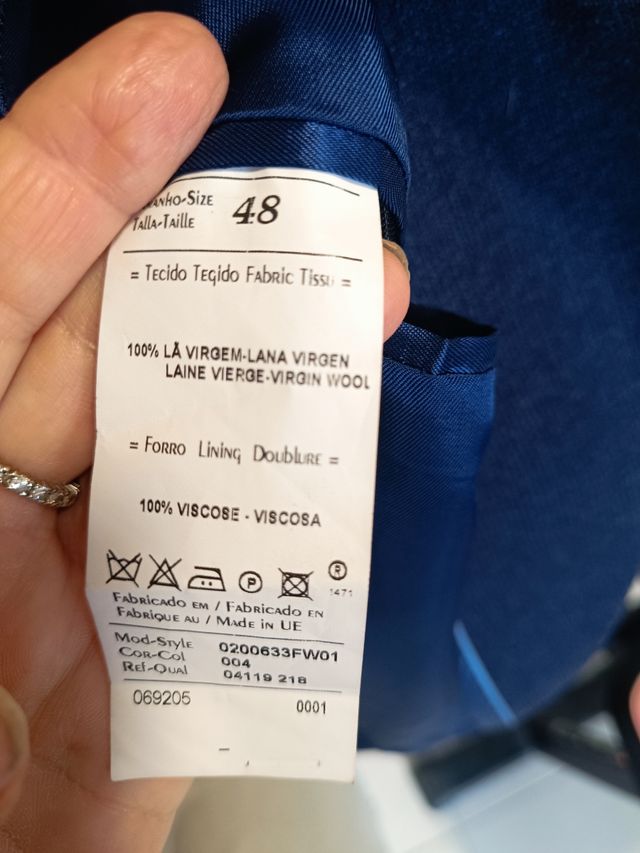 Americana Antonio Miró. Usada en una sola ocasión.