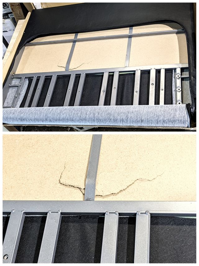 Cama estilo canapé 90x190cm GFW SLO090BLK