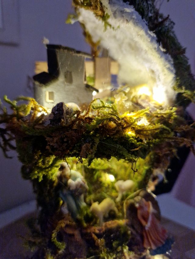 presepe in caffettiere