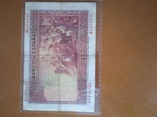billete de 25 pesetas de 1926