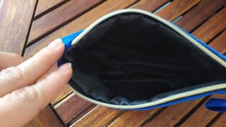 Neceser terciopelo azul
