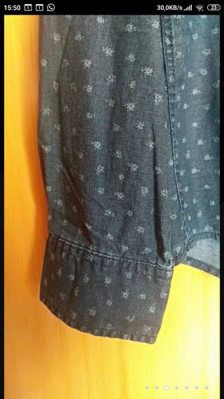 Camisa vaquera juvenil chico chica XL Easy Wear
