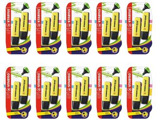 Evidenziatore STABILO BOSS ORIGINAL 10 pacchi x 2 