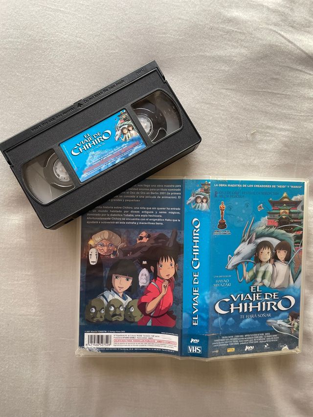 El viaje de Chihiro cinta VHS