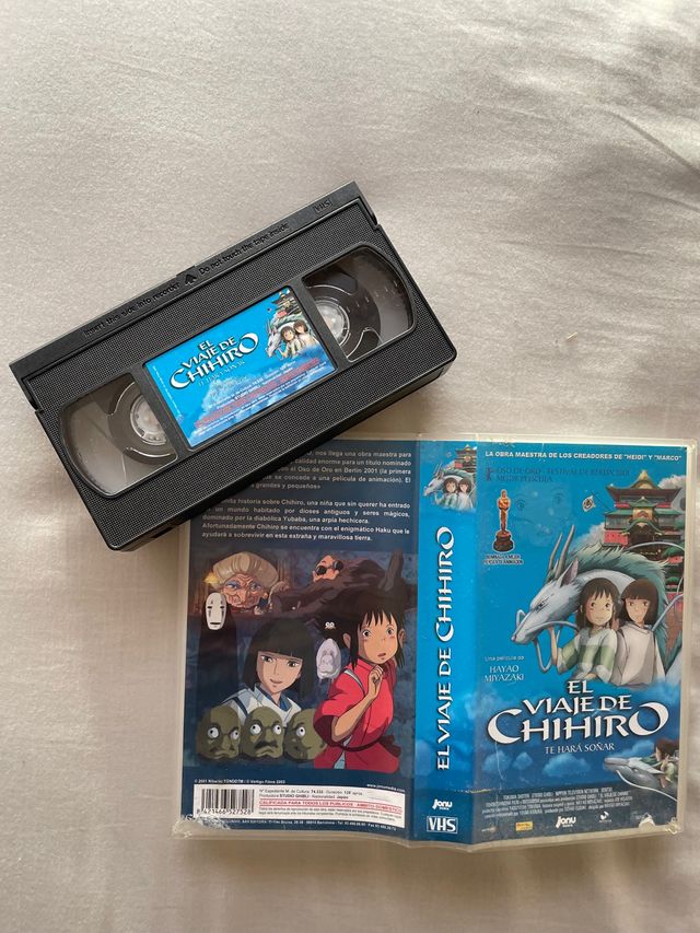 El viaje de Chihiro cinta VHS