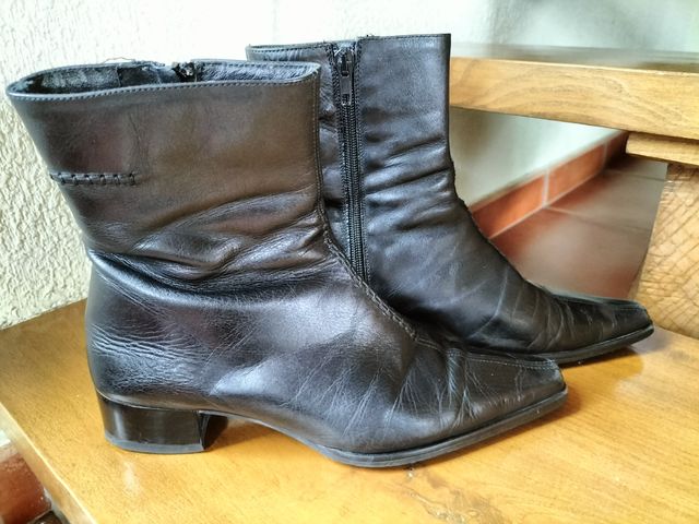 Botas negras de piel D'Crispin