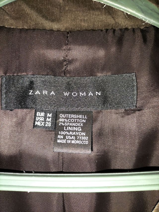 Americana marrón Zara