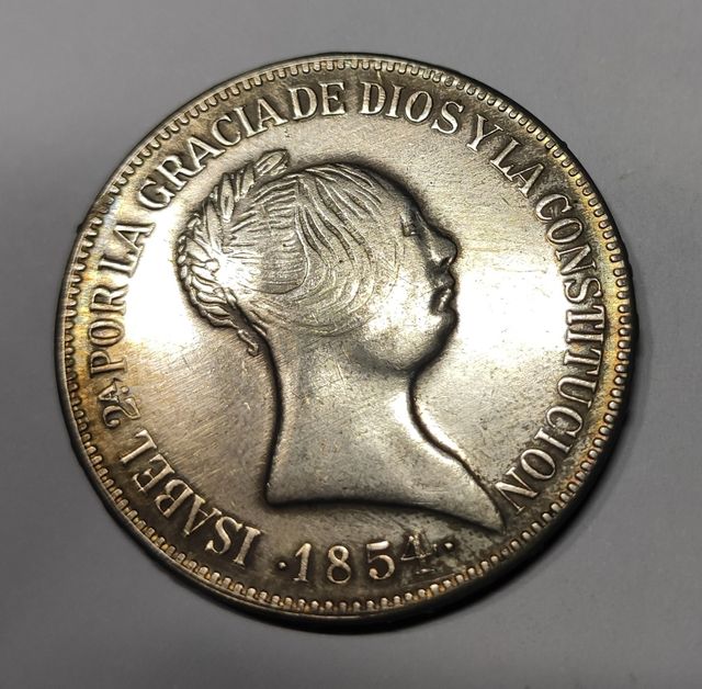 ISABEL II 1854 20 REALES PLATA