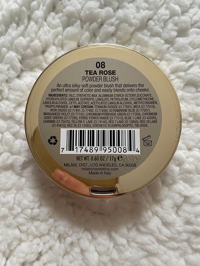 Rose Powder Blush "Tea Rose"