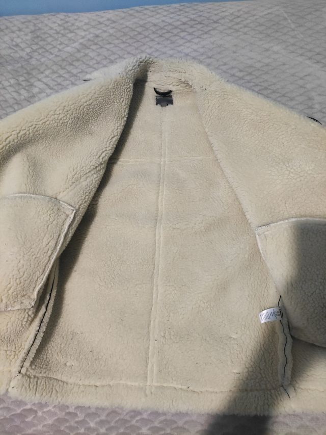 Giubbotto ecopelle imbottito