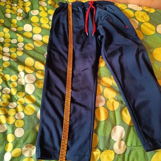 Chándal hombre blanco y azul marino talla M 