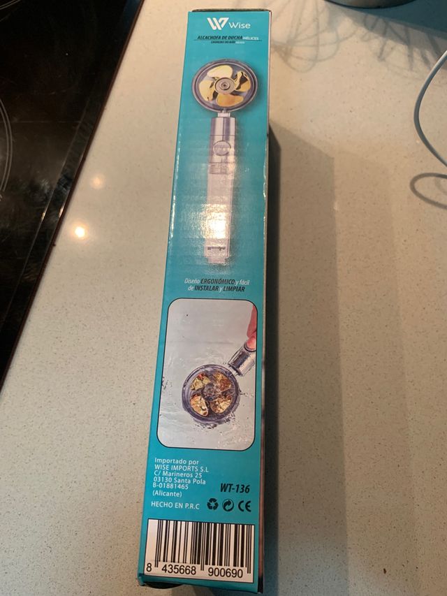 Alcachofa de Ducha con hélices