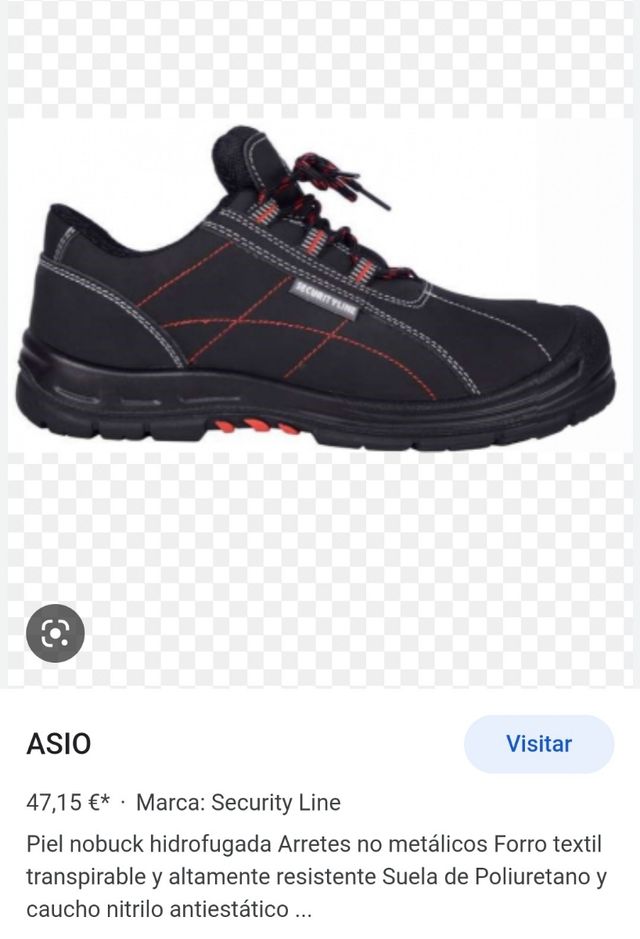 Zapatos de seguridad N°42 nuevos a estrenar