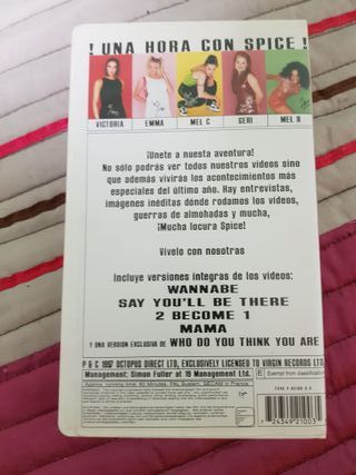 VHS Spice girls ¡ Una hora con Spice!