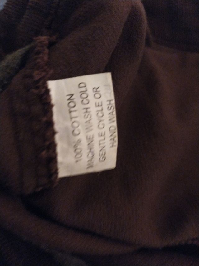 Falda pana marrón talla M equivalente a una 42