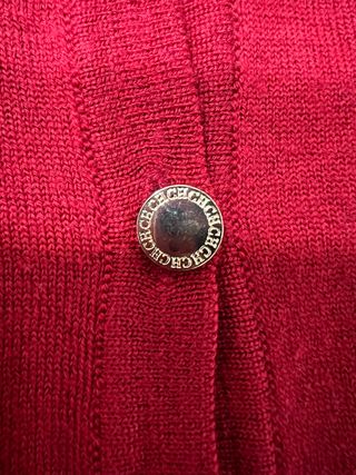 Chaqueta punto roja Carolina Herrera