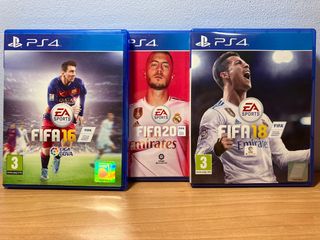 Fifas 16,18 y 20 para ps4