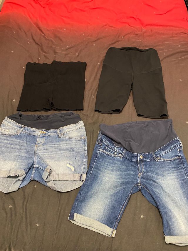 Premama H&m Pantalones Premama Cortos Pack Pantalones Cortos