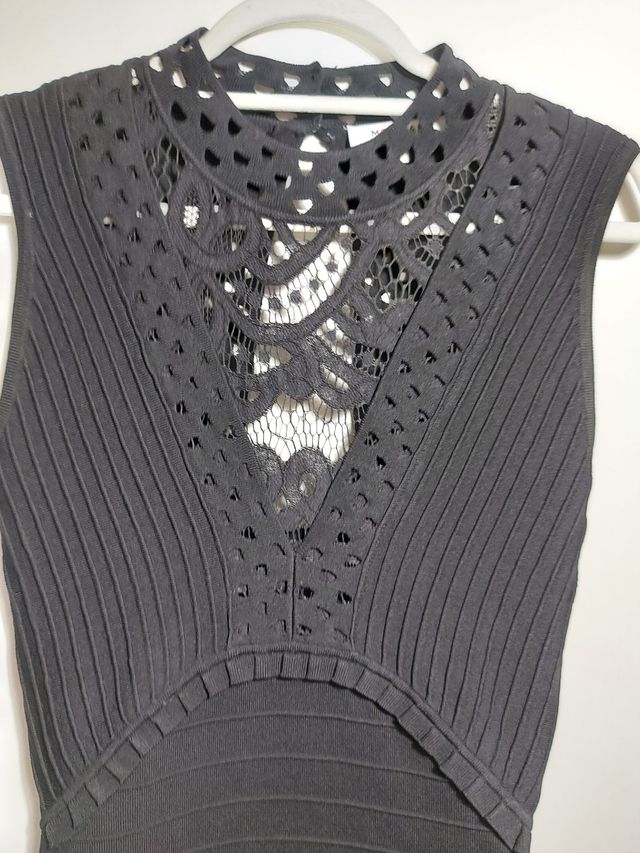 Vestido negro bandage