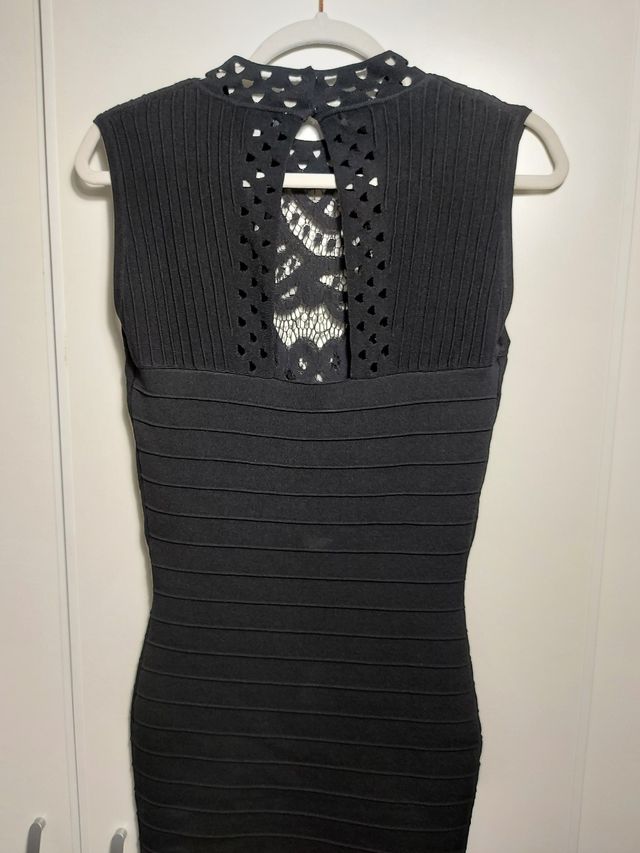 Vestido negro bandage