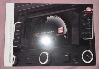 Manual gps navegador media system seat nuevo
