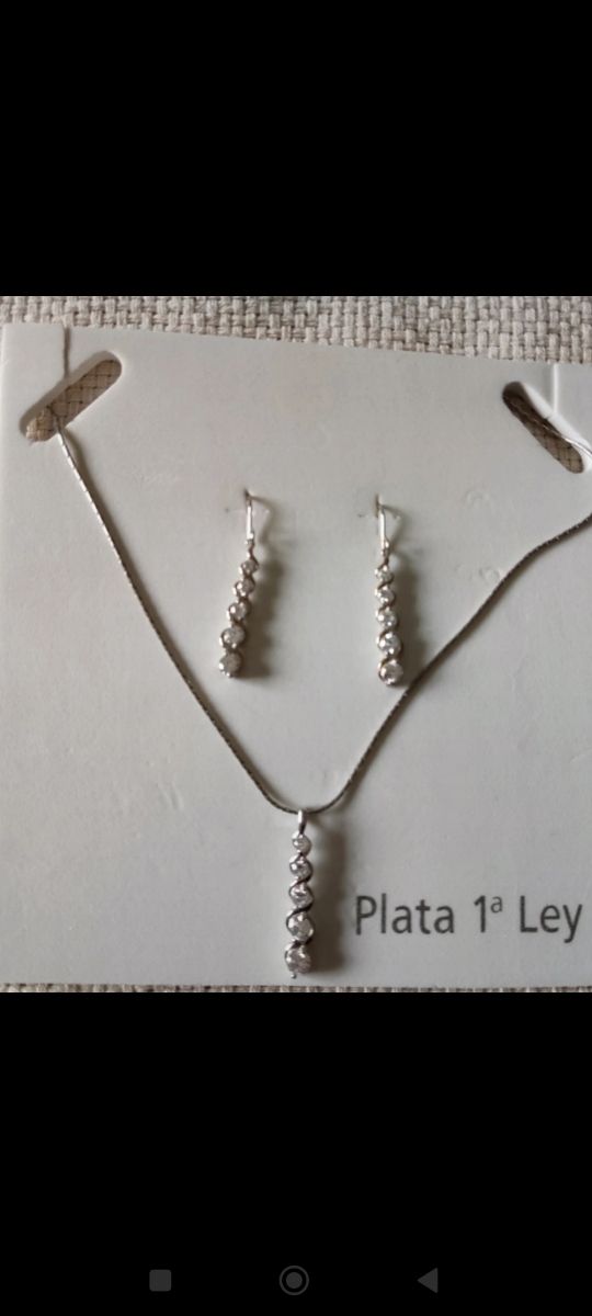 conjunto de plata 