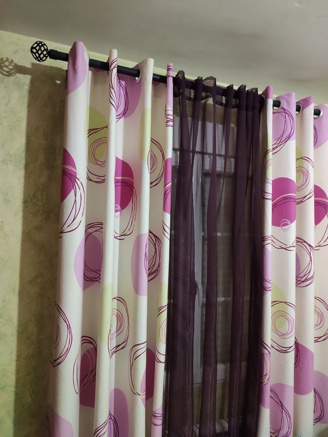Barra y conjunto cortinas